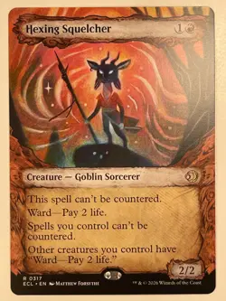MTG Hexing Squelcher (Non-foil, Borderless, R #0317) Lorwyn WotC Free Ship - Image 2