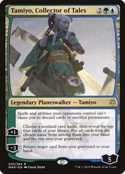 Tamiyo, Collector of Tales 1x MtG War of the Spark SP/NM - Image 1