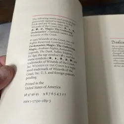 Magic the Gathering 4th Ed Pocket Player's Guide 1995 1st Printing Paperback - Image 4