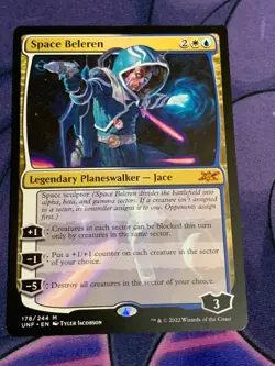 C581 MAGIC GATHERING MTG UNFINITY SPACE BELEREN 178 NM MYTHIC - Image 1