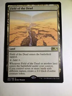 MTG Field of the Dead, M20, Core Set 2020, Modern Commander 247 - Image 2
