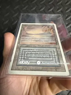 Magic The Gathering Underground Sea Revised Edition Dual Land (MP) - Image 4