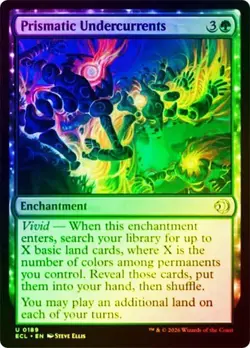 NM Foil Prismatic Undercurrents, MTG, Lorwyn Eclipsed, Magic the Gathering, 189 - Image 1