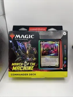 Magic The Gathering March of the Machine Commander Deck Tinker Time Sealed MTG - Image 1