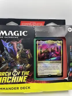 Magic The Gathering March of the Machine Commander Deck Tinker Time Sealed MTG - Image 3
