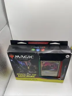Magic The Gathering March of the Machine Commander Deck Tinker Time Sealed MTG - Image 4