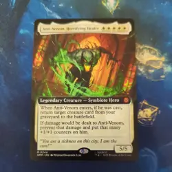 Anti-Venom, Horrifying Healer Extended Art Marvel's Spider-Man MTG NM - Image 1