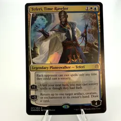 Magic The Gathering War of the Spark Teferi, Time Raveler FOIL HP - Image 1