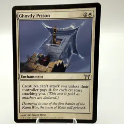 Magic The Gathering Champions of Kamigawa Ghostly Prison Regular LP - Image 1