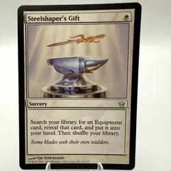Magic The Gathering Commander Masters Steelshaper's Gift Regular NM - Image 1