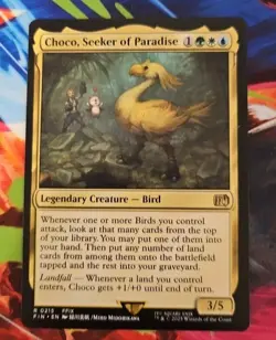 CHOCO, SEEKER OF PARADISE mtg NM-M Final Fantasy 1 Rare - Image 1