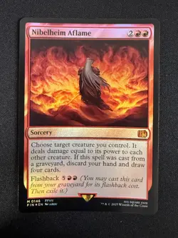 Nibelheim Aflame (FOIL) Final Fantasy - Magic the Gathering - Image 1