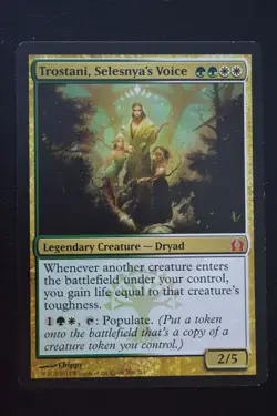 Magic The Gathering MTG TROSTANI, SELESNYA'S VOICE Return to Ravnica LP Played - Image 1