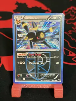 UMBREON 2013 POKEMON BLACK & WHITE PLASMA FREEZE RARE HOLO 64/116 Q0107 - Image 1