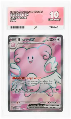 Blissey ex – #201 Secret Rare – Twilight Masquerade – GEM MINT 10 – Pokemon TCG - Image 2