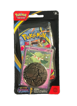 Pokemon TCG Phantasmal Flames Single Booster Pack Blister Cottonee [lopunny] - Image 1