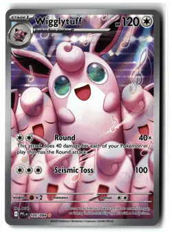 Wigglytuff ⭐ 105/094 Holo Illustration Rare Phantasmal Flames 2025 Pokemon NM - Image 1