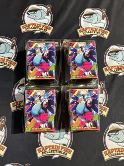 Lot Of 4 TRADITIONAL CHINESE POKEMON MEGA INFERNO X SPECIAL DECK BOX PLUS - Image 1