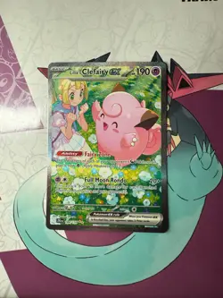 Lillie's Clefairy ex 184/159 Journey Together Special Illustration Rare Pokemon - Image 1