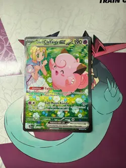 Lillie's Clefairy ex 184/159 Journey Together Special Illustration Rare Pokemon - Image 3