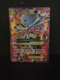 Pokemon TCG Breakthrough M Mega Mewtwo EX Full Art Ultra #160/162 - Image 1