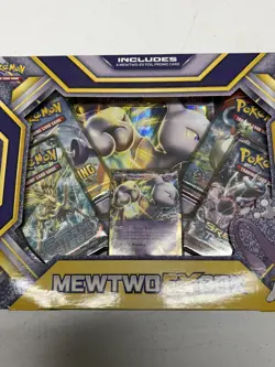 ✅ Pokemon XY 2016 Mewtwo Ex Box New Factory Sealed Fates Break Through Steam - Image 1