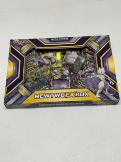 ✅ Pokemon XY 2016 Mewtwo Ex Box New Factory Sealed Fates Break Through Steam - Image 2