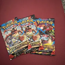 Pokemon TCG Mega Evolution Booster Pack x3 Sealed - Image 1