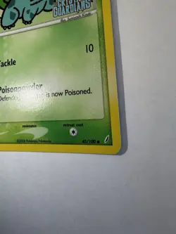 Pokemon TCG Bulbasaur EX Crystal Guardians Reverse Holo 45/100 50 HP - Image 2