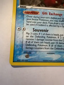 Pokemon TCG Delibird Team Rocket Returns Reverse Holo Rare 21/109 70 HP - Image 3