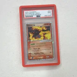 Pokemon TCG 2005 Moltres ex #031 Black Star Promo Holo EX Basic English PSA 9 - Image 1