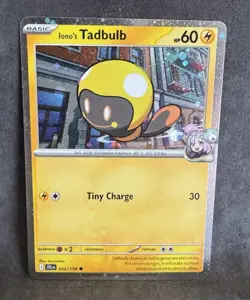 Iono's Tadbulb - (Cosmos Holo) 052/159 Pokemon TCG Near Mint - Image 1
