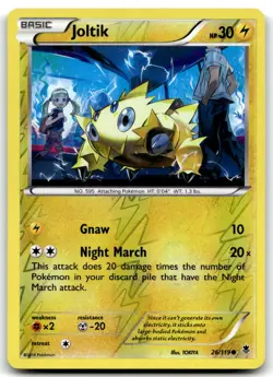 Joltik 26/119 XY - Phantom Forces Common Reverse Holo Pokemon TCG LP - Image 1