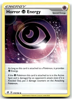 Horror P Energy 172/192 SWSH02: Rebel Clash Uncommon Normal Pokemon TCG NM - Image 1