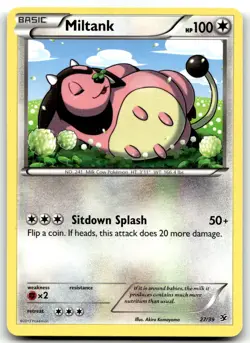 Miltank 27/39 Kalos Starter Set Common Normal Pokemon TCG LP - Image 1