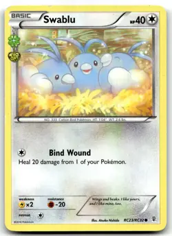 Swablu RC23/RC32 Generations: Radiant Collection Common Unlimited Pokemon TCG MP - Image 1