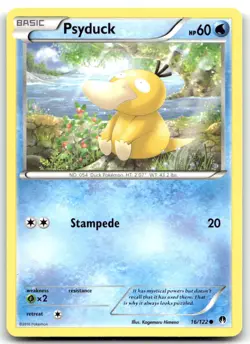 Psyduck 16/122 XY - BREAKpoint Common Normal Pokemon TCG NM - Image 1