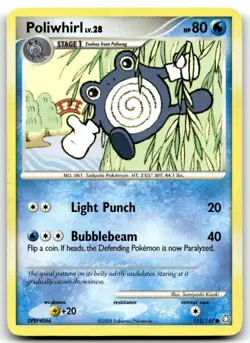 Poliwhirl 115/146 Legends Awakened Common Unlimited Pokemon TCG LP - Image 1