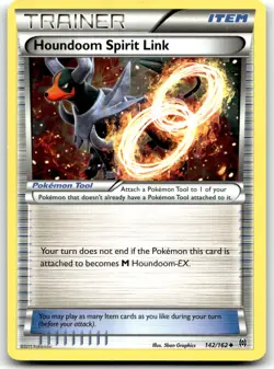 Houndoom Spirit Link 142/162 XY - BREAKthrough Uncommon Normal Pokemon TCG HP - Image 1