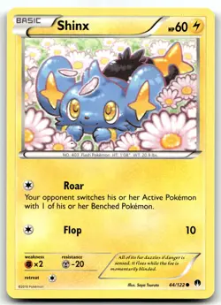 Shinx 44/122 XY - BREAKpoint Common Unlimited Pokemon TCG NM - Image 1