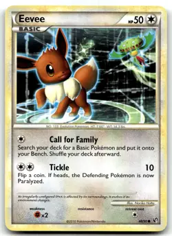 Eevee (48) 48/90 Undaunted Common Normal Pokemon TCG HP - Image 1