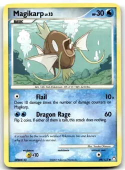 Magikarp 89/123 Mysterious Treasures Common Normal Pokemon TCG HP - Image 1