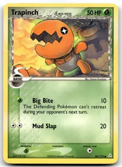 Trapinch (Delta Species) 84/110 Holon Phantoms Common Normal Pokemon TCG HP - Image 1