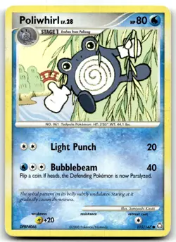 Poliwhirl 115/146 Legends Awakened Common Normal Pokemon TCG HP - Image 1