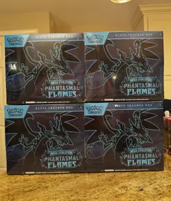 4x Mega Evolution Phantasmal Flames ETBs Pokemon TCG New Sealed - Image 1
