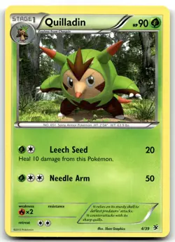 Quilladin 4/39 Kalos Starter Set Common Normal Pokemon TCG LP - Image 1