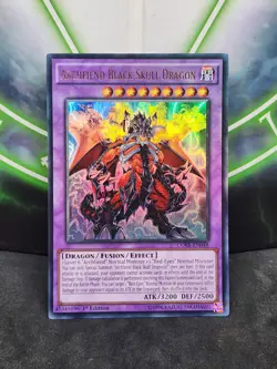 Yugioh Archfiend Black Skull Dragon CORE-EN048 1st Edition Ultra Rare LP - Image 1