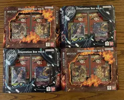 NEW SEALED One Piece Illustration Box Vol. 5 & 6 LOT OF 4 - Image 1