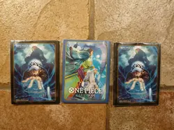One Piece Devil Fruit Collection Vol. 1 & 3 Law, Chaka, Pell Sealed Sleeves Lot - Image 1