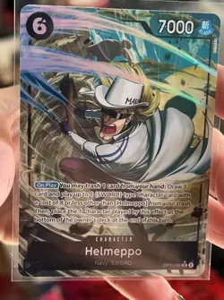 One Piece Card Game TCG Helmeppo OP11-092 Alt Art NM Condition - Image 1